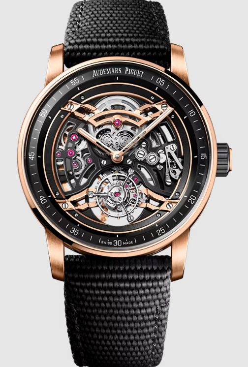 26601NR.OO.D002KB.01 Fake Audemars Piguet CODE 11.59 Selfwinding Flying Tourbillon Pink Gold watch